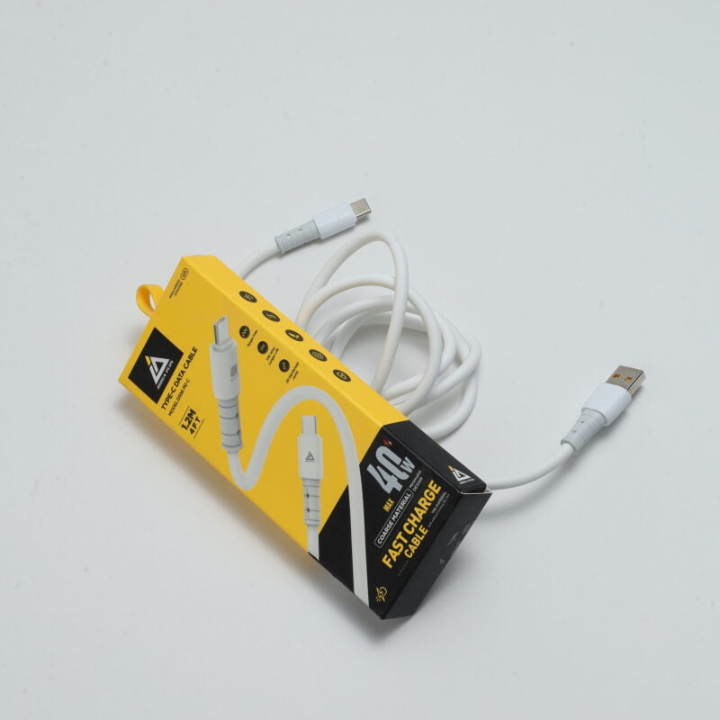 Câble USB iPhone Iboga, Charge Rapide 3 A, Transfert de Données 120 CM + Sticker Cadeau