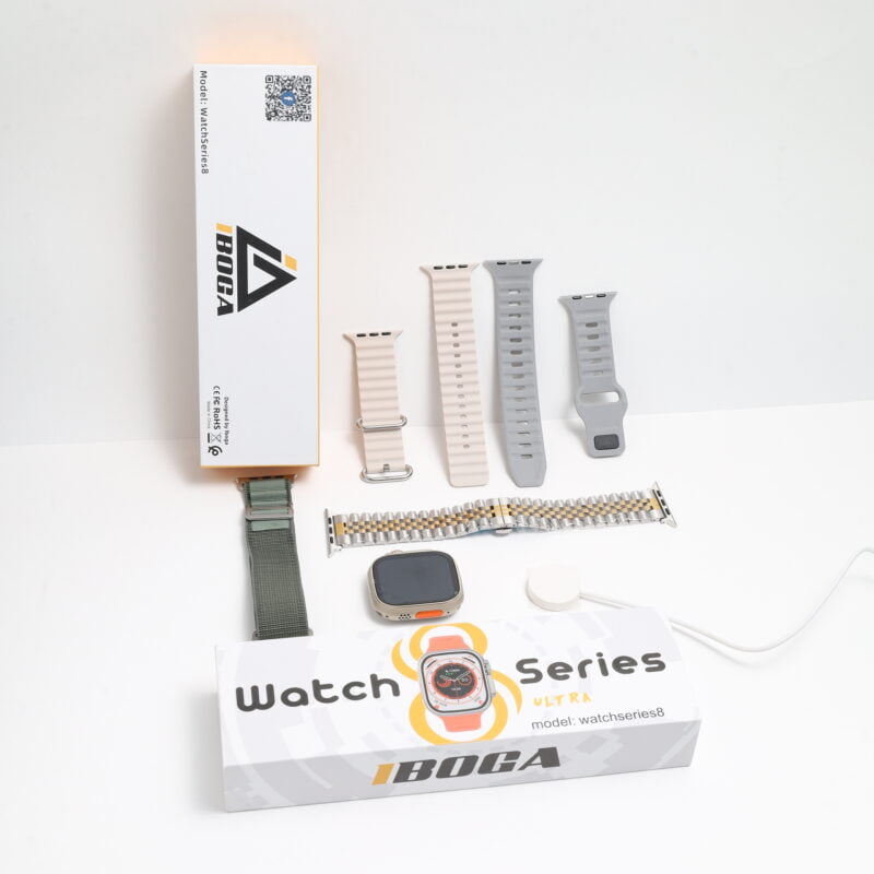 iboga watch series intelligente série 8 plus à 4 bracelets