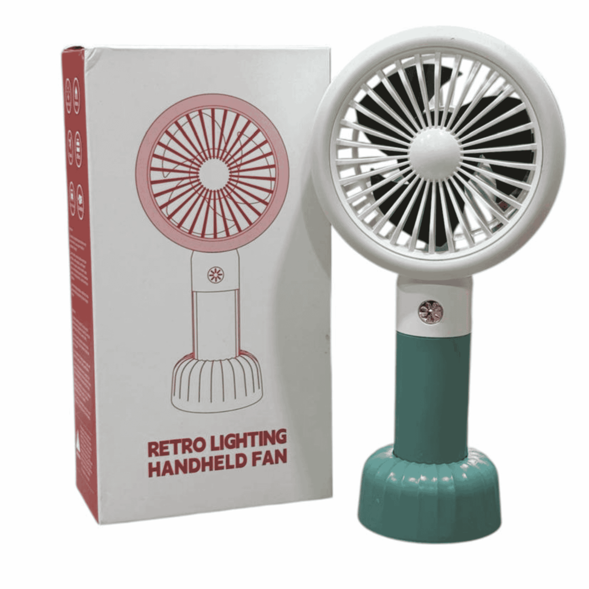 Retro Lighting Handheld fan