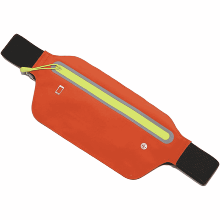 Sac banane tendance avec casque réfléchissant pour téléphone portable, sangle réglable pour randonnée, sport, voyage,