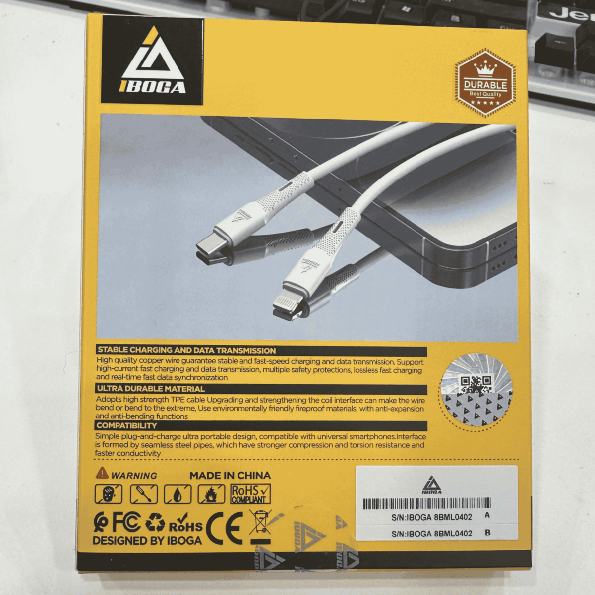 Câble C-iPhone iboga 35w