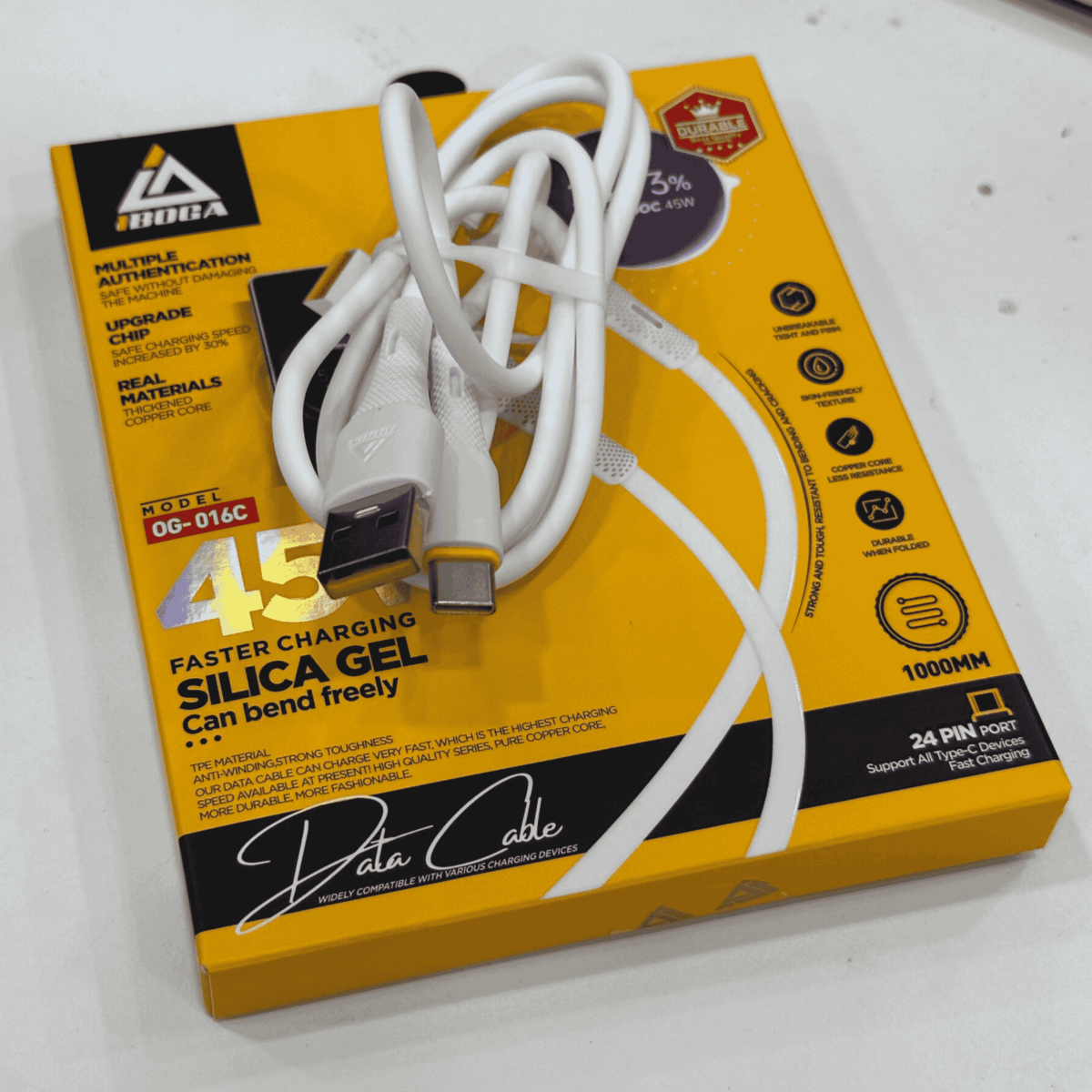 Câble USB-C iboga 45W