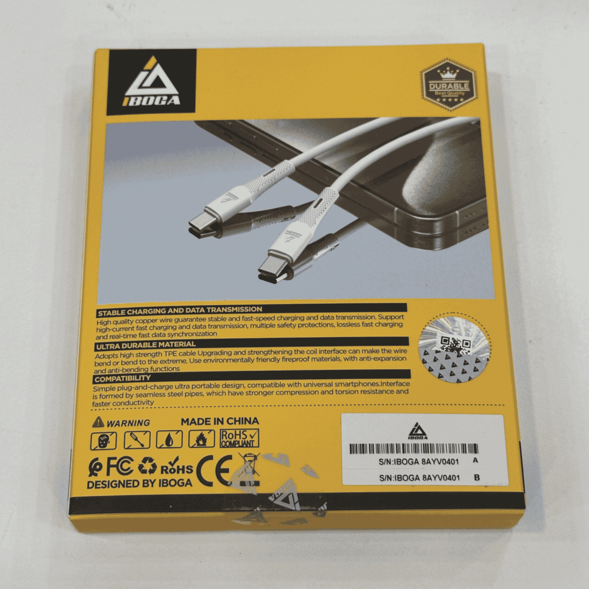 Câble c-c iboga 60W