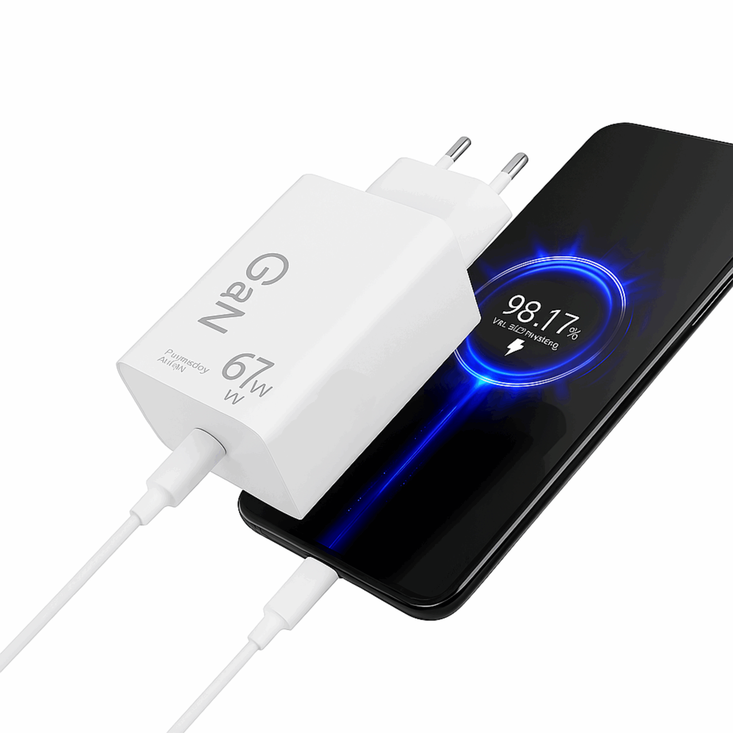 Charger c-c iboga 67W - Chargeur 67W Xiaomi Compatible, GaN Ultra Rapide, Prix Maroc