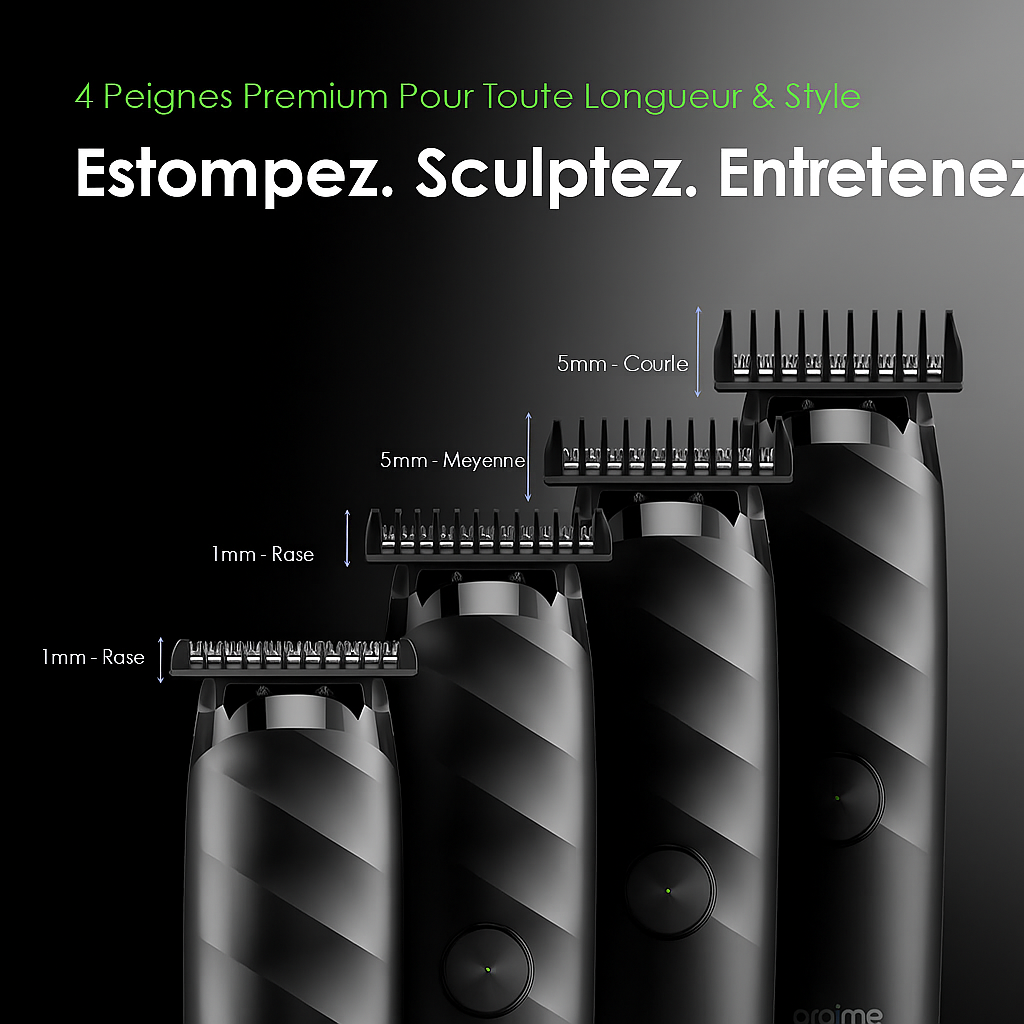 Oraimo SmartTrimmer OTR-210 – Précision Ultime & Élégance Compacte 