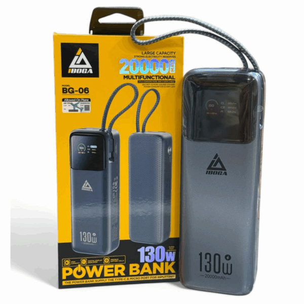 power bank iboga 20000mAh130w