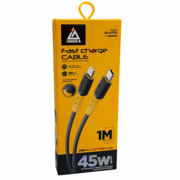 Cable iboga Type-C to iphone IB-07PD 45W
