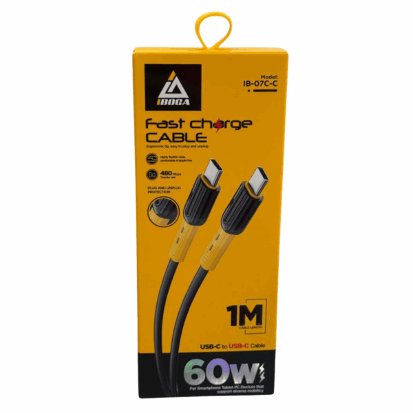 Cable iboga Type c to Type-c IB-07C-C