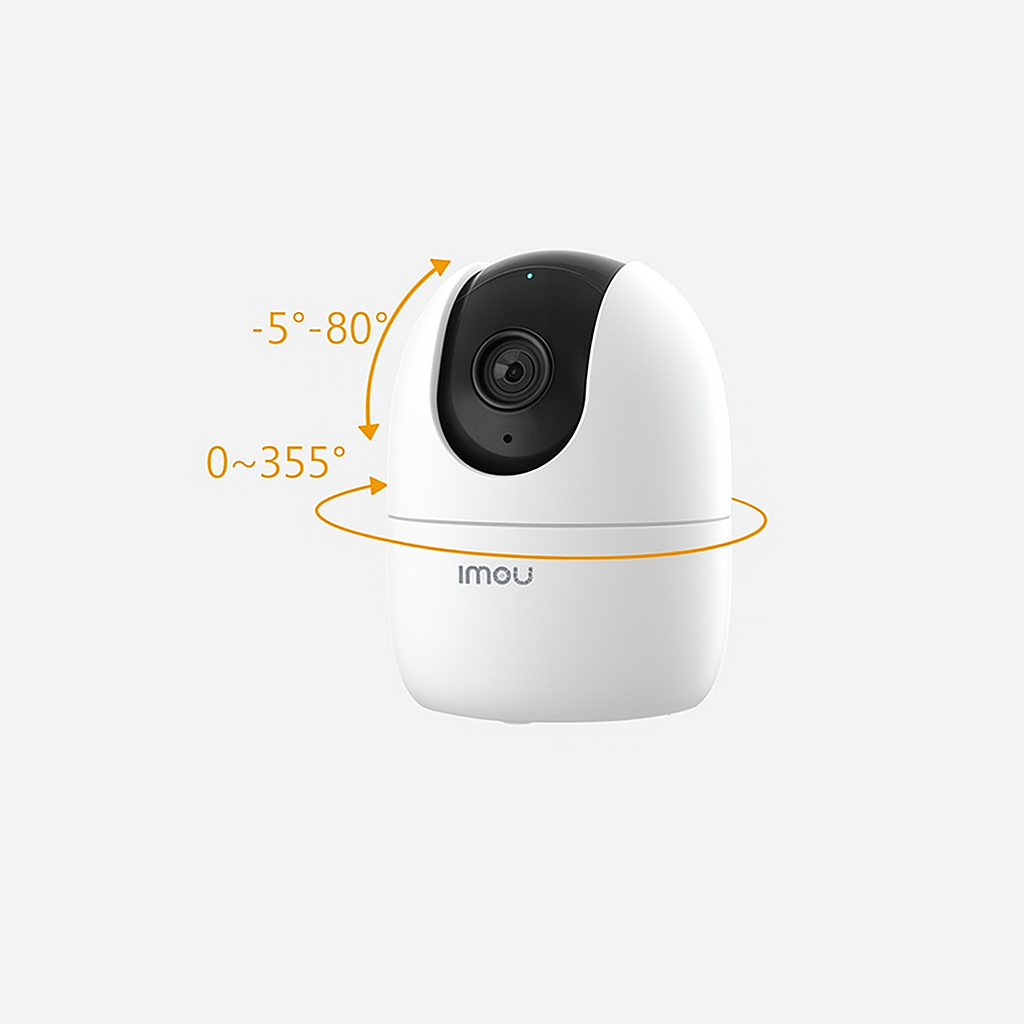 Caméra de Surveillance Imou 3MP WiFi Panoramique 360° avec Micro-Audio