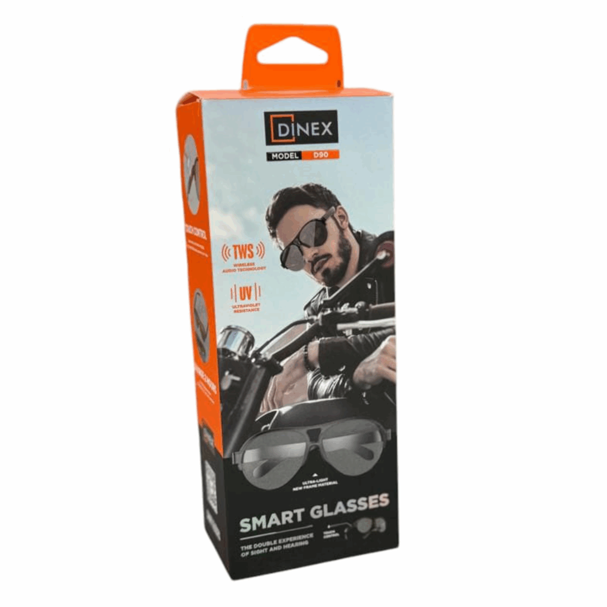 Lunettes Intelligentes Bluetooth DINEX D90 - Audio Tactile et Protection UV
