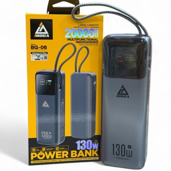 power bank iboga 20000mAh/130w