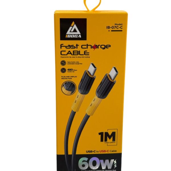 Cable iboga Type c to Type-c IB-07C-C