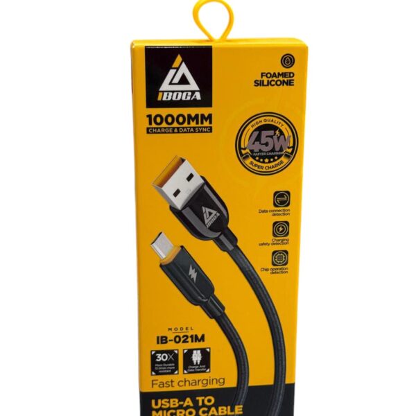 Cable iboga USB to iphone IB-021M 45W
