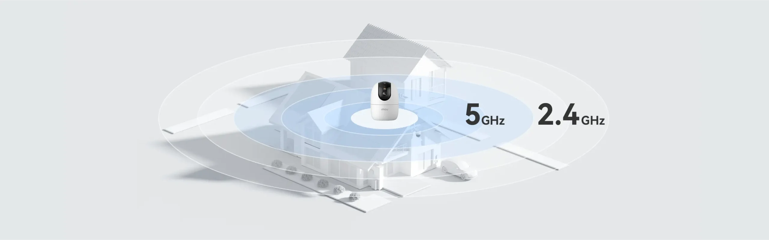 Caméra de Surveillance Imou 3MP WiFi Panoramique 360° avec Micro-Audio