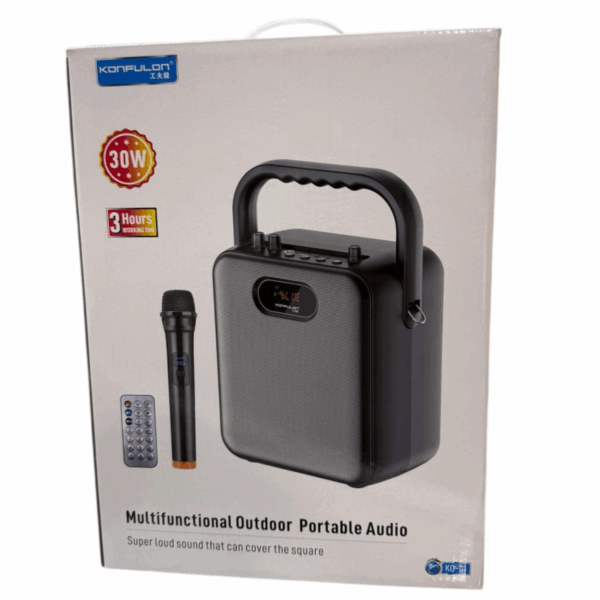 Multifunctional outdoor prtable audio 30 w