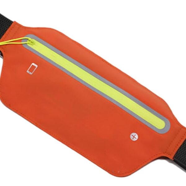 Sac banane tendance avec casque réfléchissant pour téléphone portable, sangle réglable pour randonnée, sport, voyage,