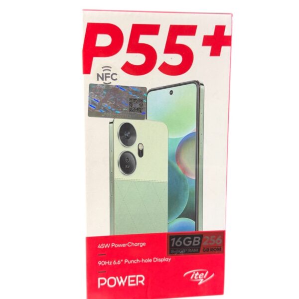 Itel P55plus 8/256 45W fast charging NFC
