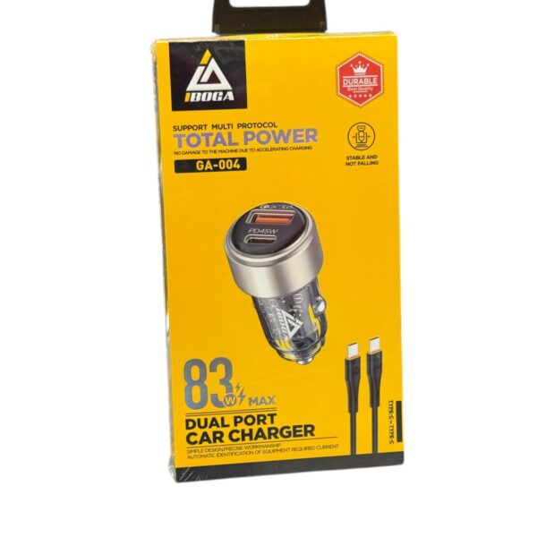 GA-004 83w dual port  car charger