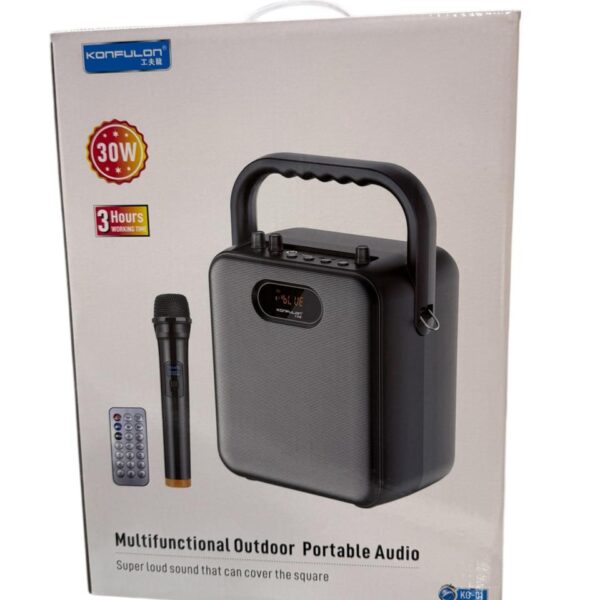 Multifunctional outdoor prtable audio 30 w