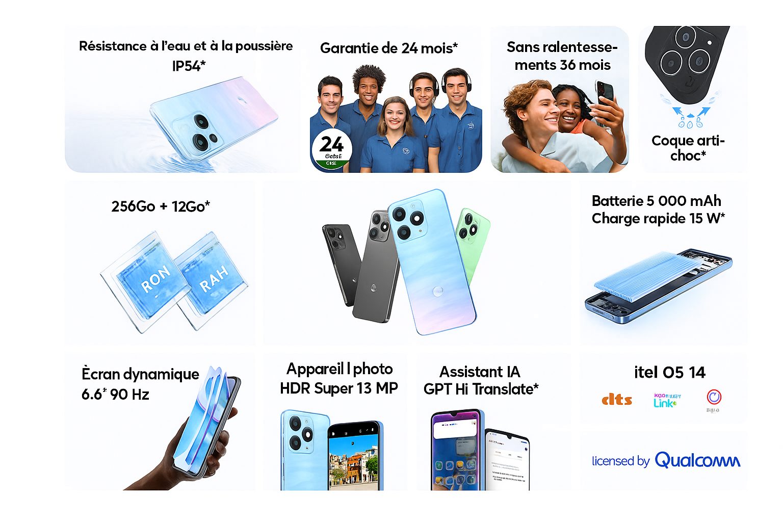 ITEL A90 256GB 4RAM