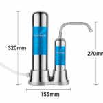 Filtre à eau pour robinet en acier inoxydable