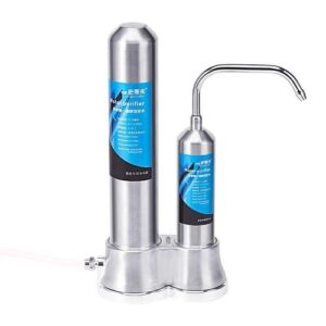 Filtre à eau pour robinet en acier inoxydable