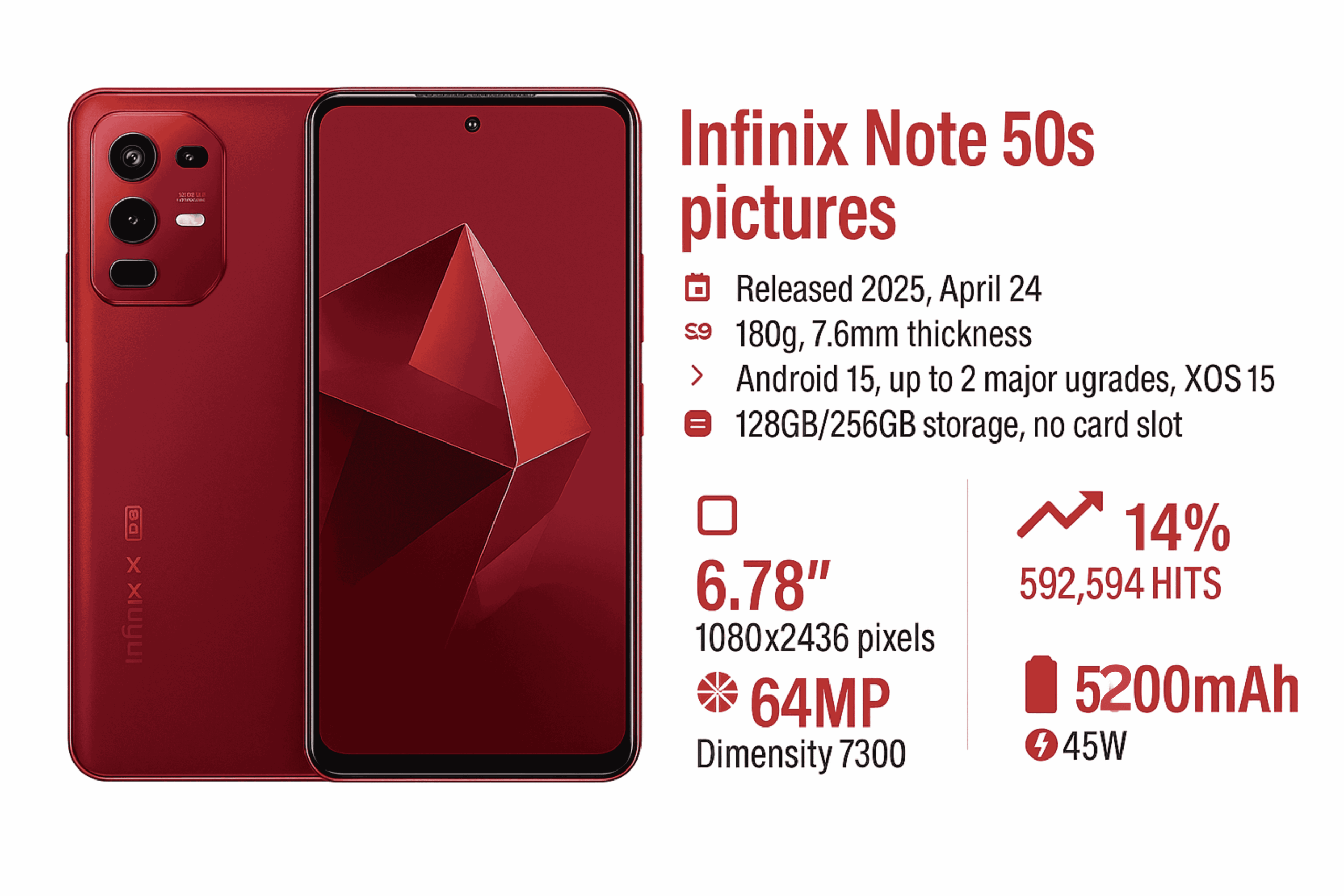 Infinix note50s 5G – Acheter au meilleur prix au Maroc