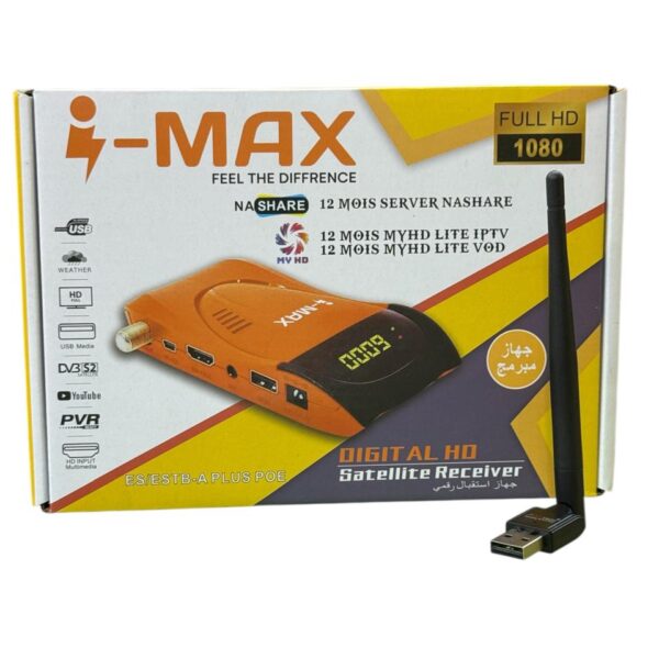 Récepteur i-max+clé wifi