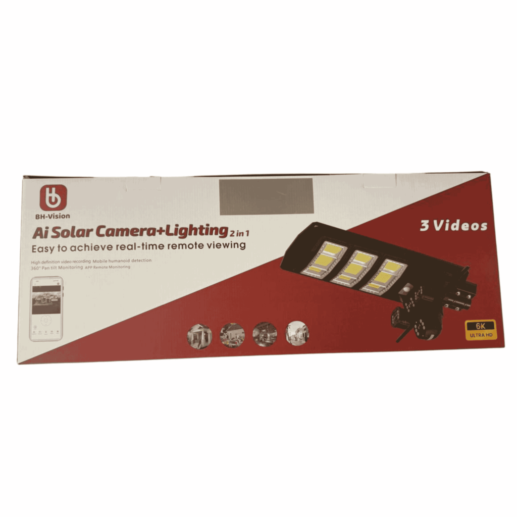 Ai Solar Camera + Lighting 2in1