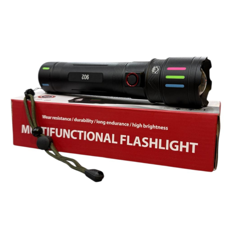 Aluminum Alloy flashilight, Power bank charging treasur ALT-902