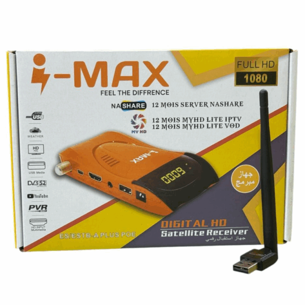 Récepteur i-max+clé wifi