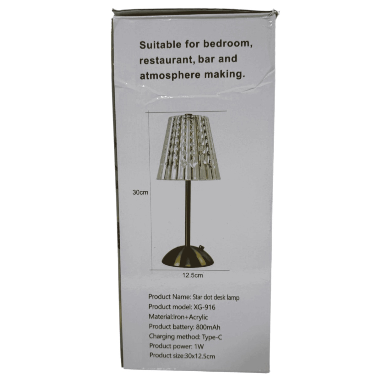 Starnearby Lampe de table LED sans fil