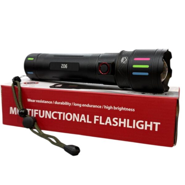 Aluminum Alloy flashilight, Power bank charging treasur ALT-902