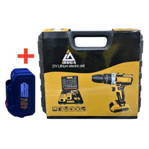 IBOGA ELECTRIC DRILL VISOS+BATTRY GRATUIT