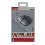 Wireless mouse rechargeable tube c JEDEL WD142 – Dual Mode Bluetooth + 2.4GHz, Transparent Gaming Mouse