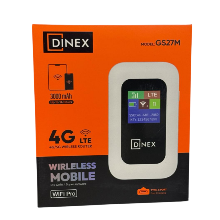 Wireless Mobile DINEX 4G LTE – Routeur WiFi Portable Haute Performance