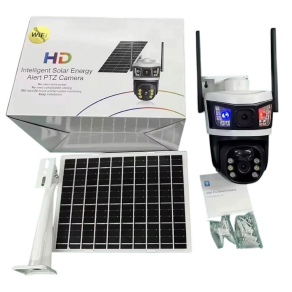 intelligent Solar Energy Alert PTZ Camera WiFi HD