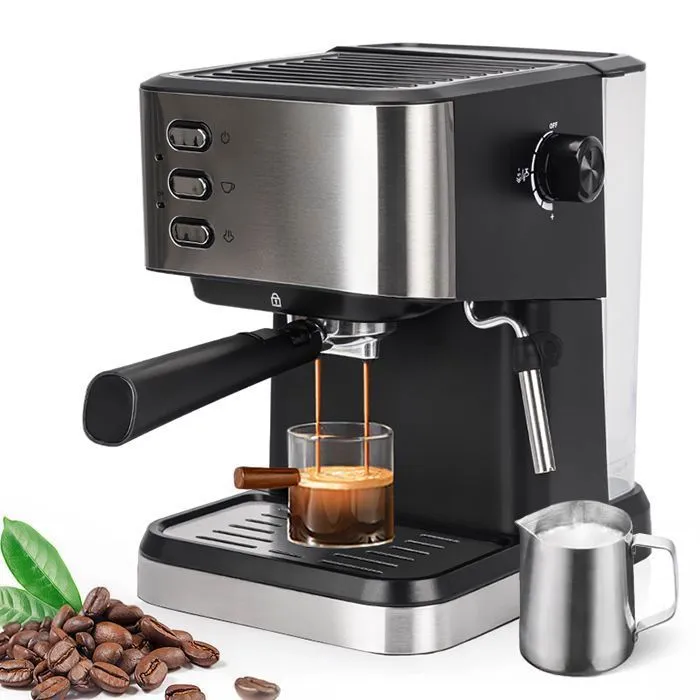 Machine à Expresso 20 Bars – 850W, Réservoir 1.6L, Café Parfait en Un Clic