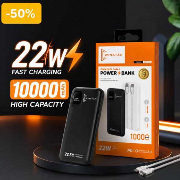 Power bank 22.5w 10.000what