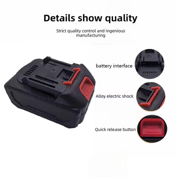 Power Tool Battery Rechargeable for Electric Drills Accessories