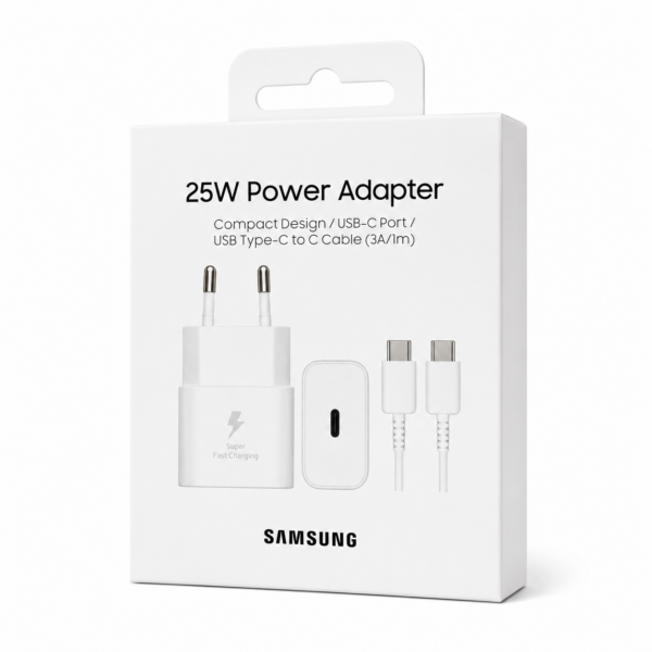 Chargeur super rapide pour Samsung Galaxy, 25W