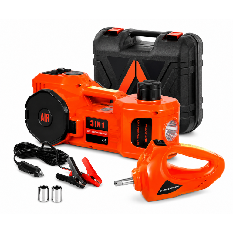 Electric Hydraulic Jack, Small Car Off-road Vehicle, 12V Multifunctional air Pump, Car Mounted Electric Wrench