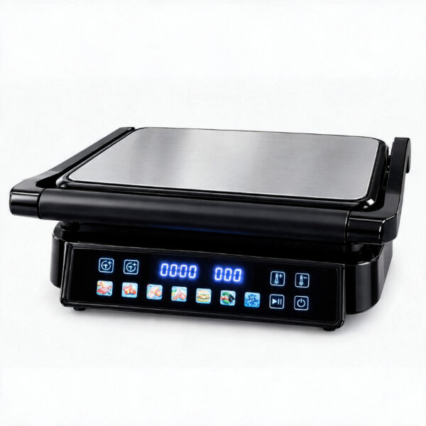 Grill Panini avec Affichage Numérique –1800W 4 Tranches