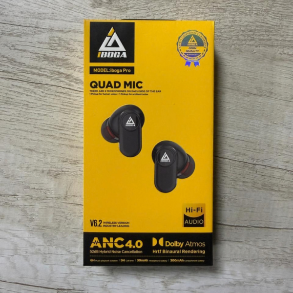 Écouteurs Sans Fil Iboga Pro - Audio Hi-Fi & ANC 4.0