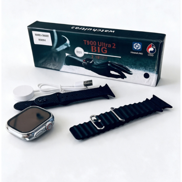 Montre connectée T900 Ultra 2 BIG avec chargeur sans fil